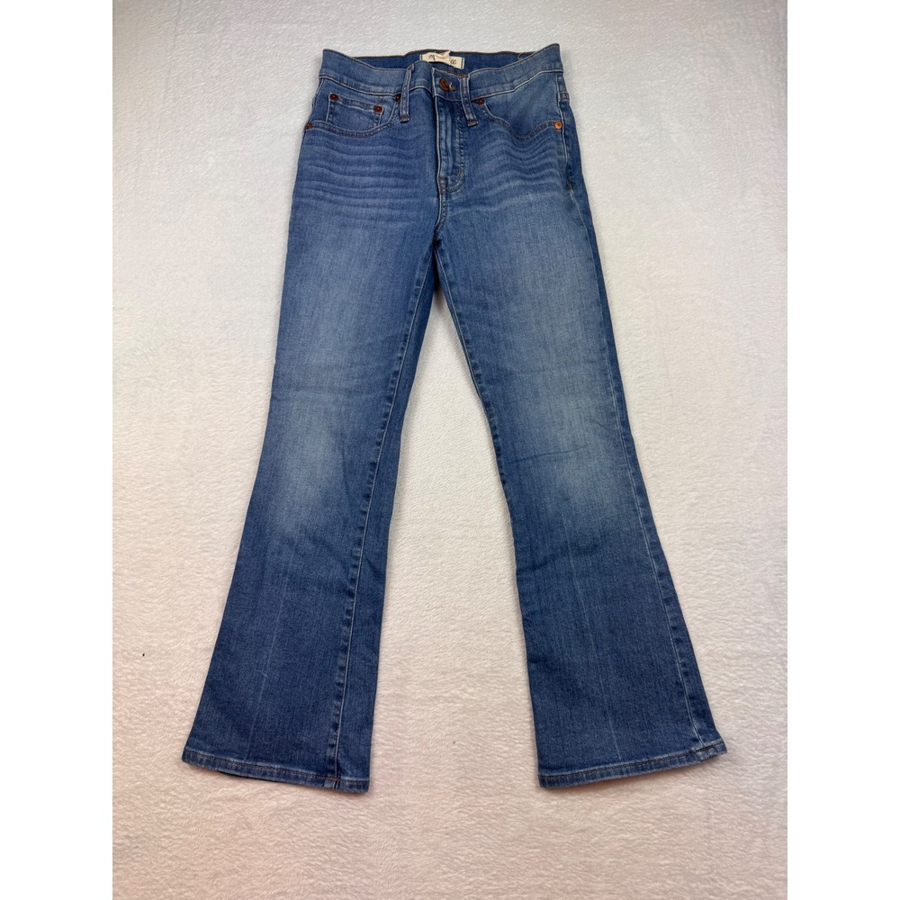 Madewell Cali Demi-Boot Jeans Womens 24 Medium Wash High Rise Flare Denim